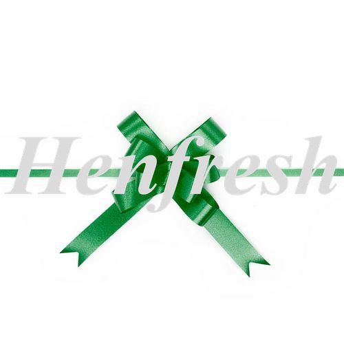 KC Ribbon Pull Bow Emerald Green 18mm 25pk