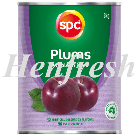 SPC Plums Whole in Juice 3x3kg