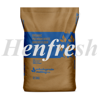 WGM Organic Premium White Bakers Flour 12.5kg