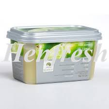 Ravifruit Frozen Fruit Puree Lime 1kg Tub