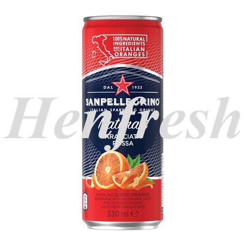 Sanpellegrino Aranciata Rossa Slim Can 6x(4x330ml)