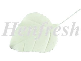 SI Single Large White Rose Leaf 5cm (63)