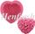 Silicon M594 Love Heart With Rose Pattern