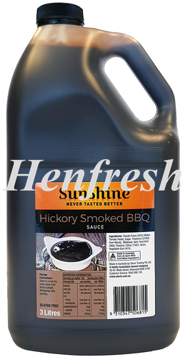 Sunshine Hickory Smoked BBQ Sauce 3lt