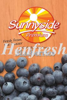 Sunnyside IQF Blueberries Frozen 2kg