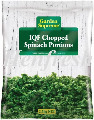 G.S. Spinach Portions Chopped 4 x 2.5kg