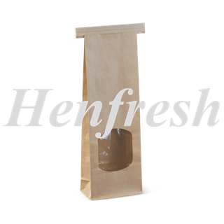 Detpak SOS Window Tin Tie Bag Small Brown (500)