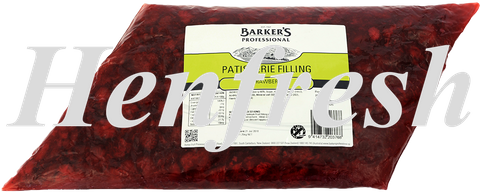 Barkers Strawberry Patisserie Filling 4x1.25kg