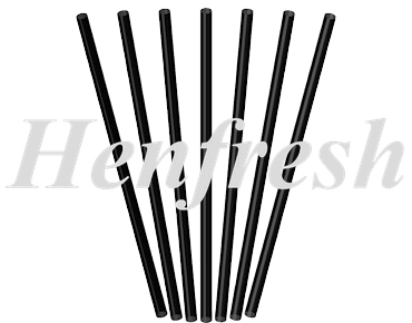 CA Straws Paper Regular BLACK (2500)