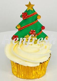 Decorated Christmas Tree on Pick (12)