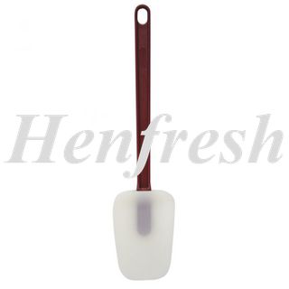 Chef Inox High Heat Rubber Spoon Shape Spatula 350