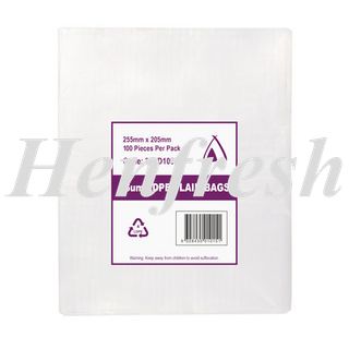 TP 10x8 Clear Bread Bags 35 micron LDPE 1000