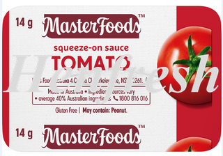 MF Squeeze-on Tomato Sauce 14g (300)