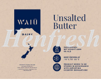 Waiu Unsalted Butter NZ 25kg