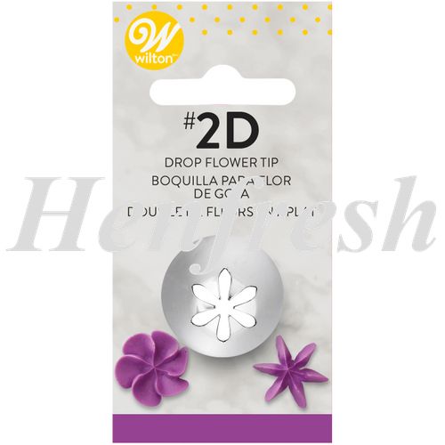 Wilton Lge Drop Flower Tip #2D