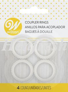 Wilton Coupler Ring Set 4pc