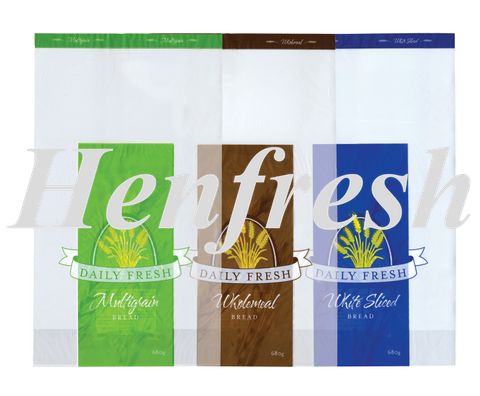 17x10 Printed Bread Bags White Sliced (2000)