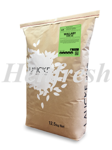 Laucke Organic Wallaby T55 Flour 12.5kg