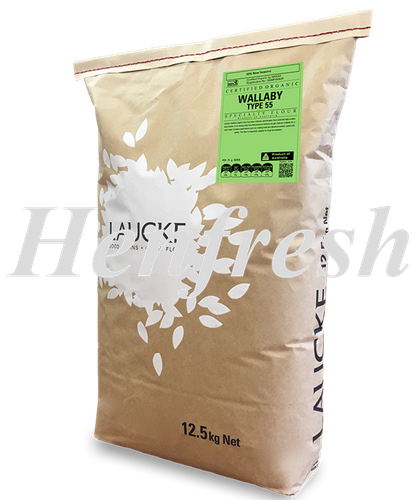 Laucke Organic Wallaby T55 Flour 12.5kg