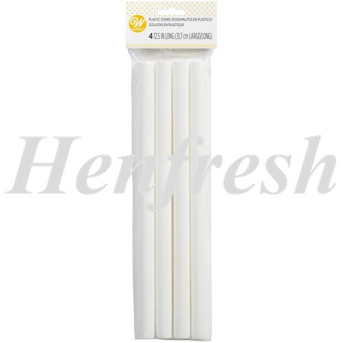 Wilton Plastic Dowel Rods (4)