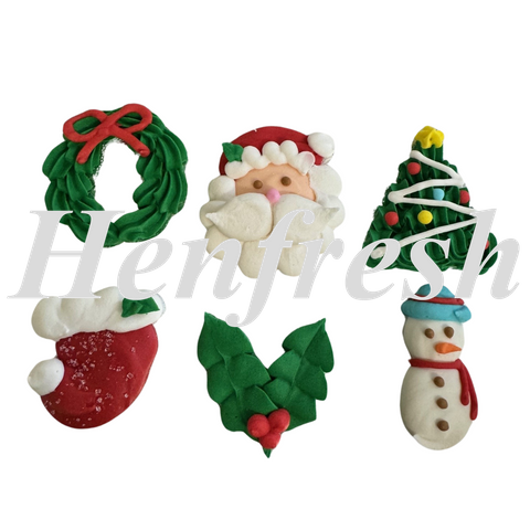 HD SFS Sugar Flat Christmas Set Large 6 types 108