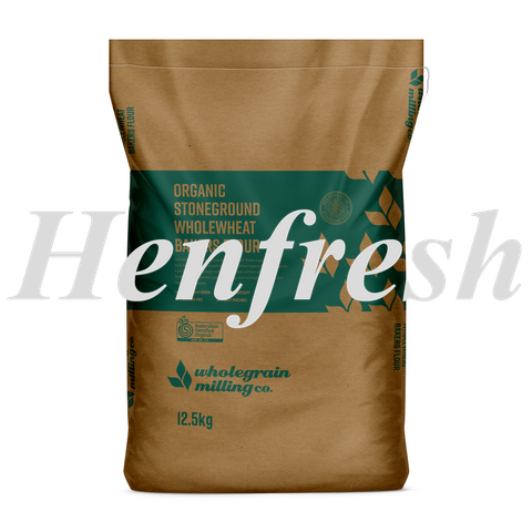 WGM ORGANIC Wholewheat Flour 12.5kg