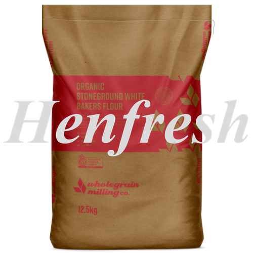 WGM Organic Stoneground White Bakers 12.5kg