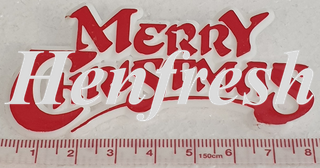 HD RWMC Red on White Merry Christmas Sign (12)