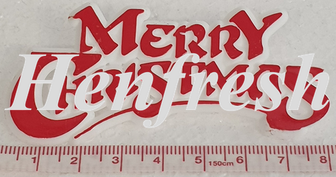 HD RWMC Red on White Merry Christmas Sign (12)