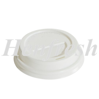 PP Truly Eco Travel Lid 90mm White (1000)