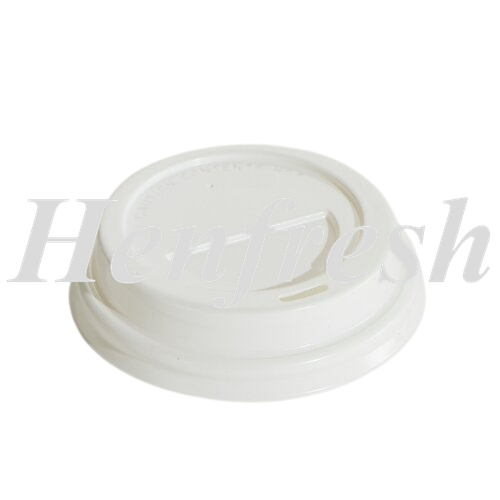 PP Truly Eco Travel Lid 90mm White (1000)