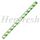 BioPak 10mm Jumbo Green Stripe Straw Paper (2500)