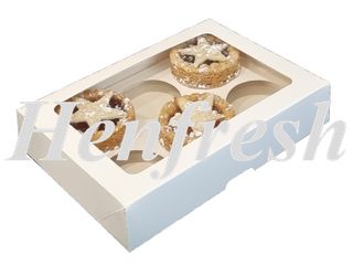 9x6x1.5 Cake Box WindowTart Box BFMTW (50)