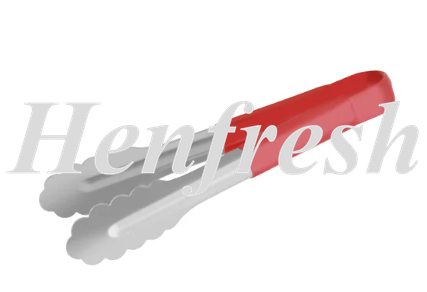 Chef Inox Utility Tong PVC Handle 230mm Red