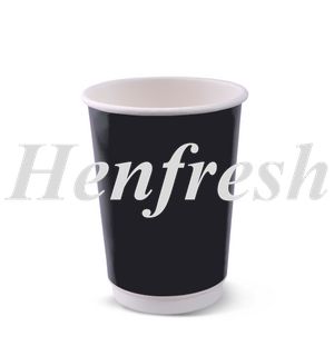 Detpak D/W 12oz Black Combo Paper Cup 500