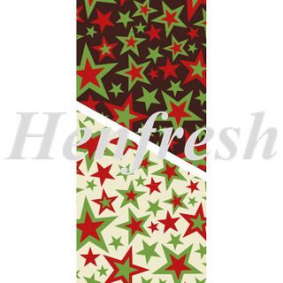 Chocolate Transfer Sheet Christmas Stars 30x40cm
