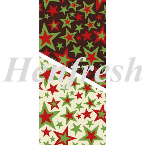 Chocolate Transfer Sheet Christmas Stars 30x40cm