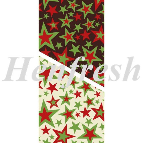 Chocolate Transfer Sheet Christmas Stars 30x40cm