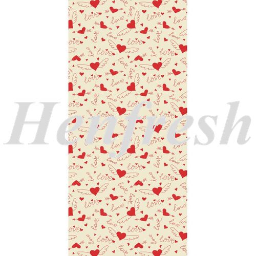 Chocolate Transfer Sheet Love With Heart 400x300mm