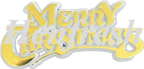 HD GWMC Merry Christmas Sign Gold on White (12)