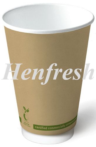 Detpak 16oz Double Wall Hot Cup Greenstripe (500)