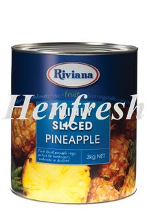 Riviana Pineapple Thinly Sliced 3xA10