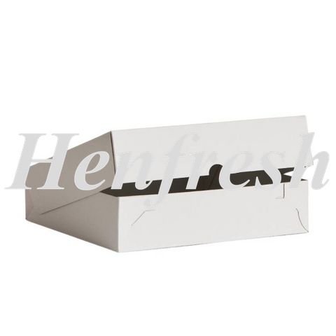10x10x2.5 Cake Boxes Corrugated Easy Fold (50)