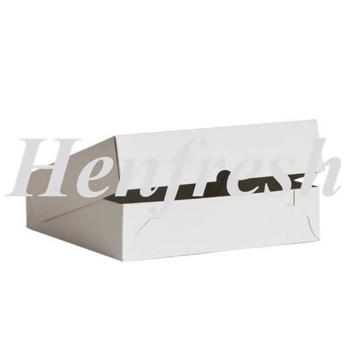 10x10x2.5 Cake Boxes Corrugated Easy Fold (50)