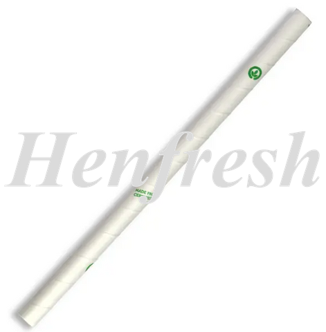 BioPak 10mm Jumbo White Straw Paper (2500)
