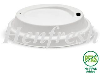 BioPak 90mm Large White Plant Fibre Lids (1000)