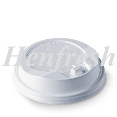 Detpak 12/16/20oz Click BackHot Cup Lid White 1000
