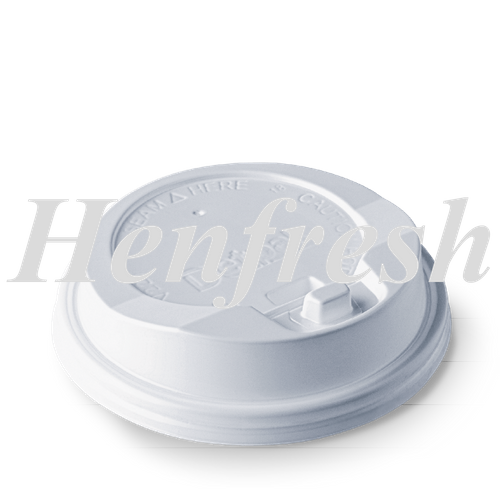 Detpak 12/16/20oz Click BackHot Cup Lid White 1000