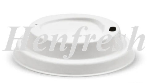 BioPak 80mm Large White Plant Fibre Lids (1000)