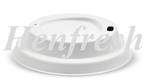 BioPak 80mm Large White Plant Fibre Lids (1000)
